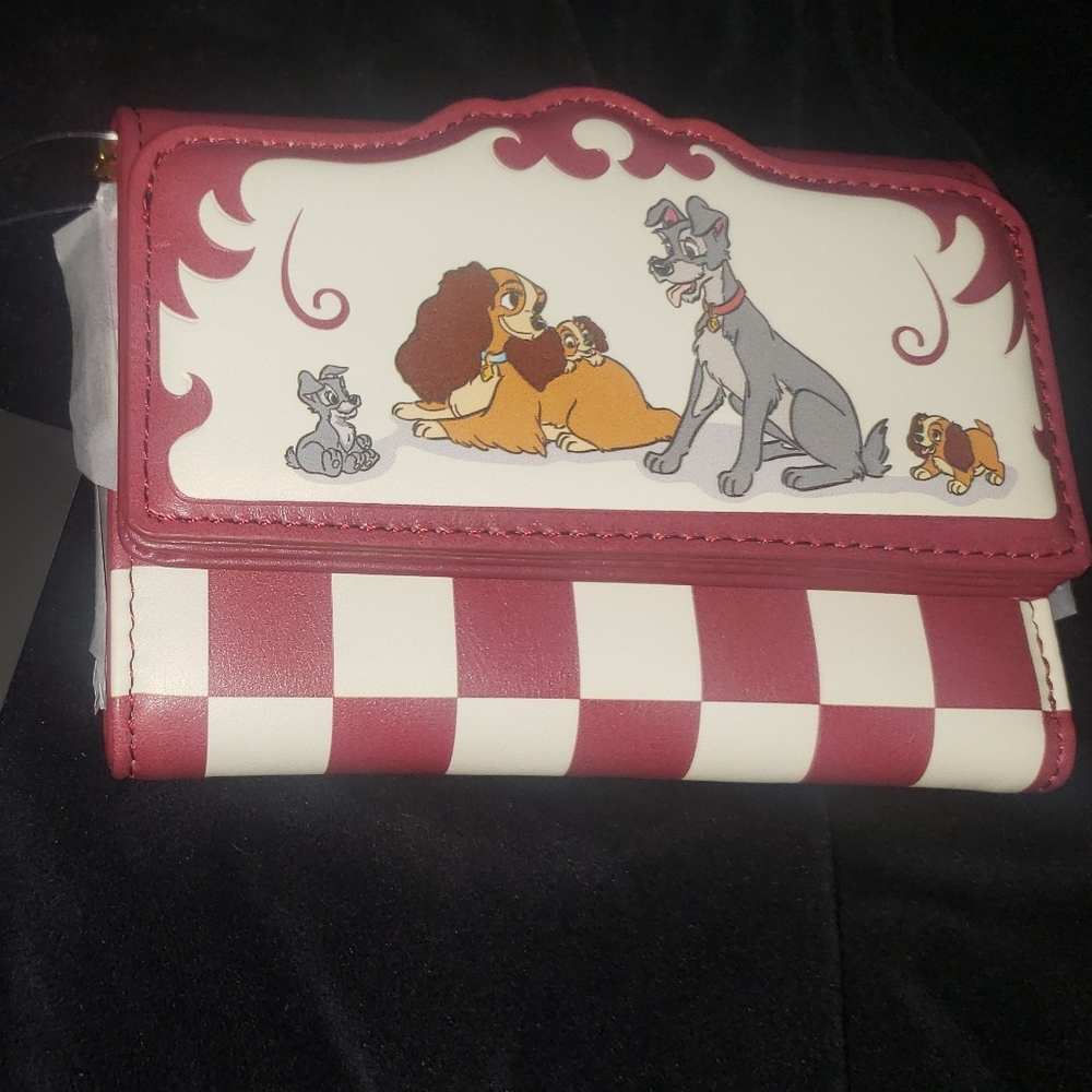 Disney X Box Lunch Lady & The Tramp Wallet NWT